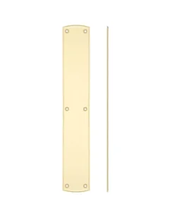 Polished Brass Finger Plate - 457 X 76mm | FB119PB