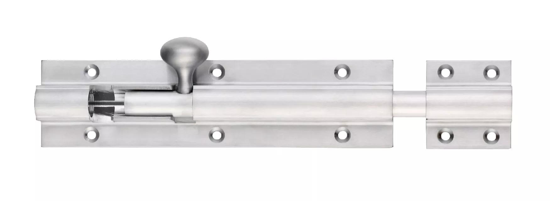 Zoo 900mm X 50mm Fulton & Bray Satin Chrome Architectural Barrel Bolt FB79SC 4 Zoo 900mm X 50mm Fulton & Bray Satin Chrome Architectural Barrel Bolt FB79SC - Image 2