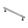 Polished Chrome 190mm Knurled Pull Handle | FTD700CCP
