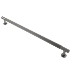 Anthracite 350mm Lines Pull Handle | FTD710HANT