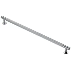 Polished Chrome 254mm Lines Pull Handle | FTD710ECP