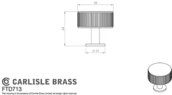 Satin Nickel 35mm Lines Cupboard Knob With Rectangular Backplate | BP713SN76SN -Ironmongery Experts Shop ftd713 2.png.mst