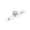 Hoxton Polished Nickel Wenlock 30mm Knurled Knob On Stepped Backplate| HOX130-6090PN -Ironmongery Experts Shop hox130pn 6090.jpg.mst