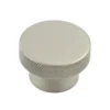 Hoxton Satin Nickel Wenlock 40mm Knurled Cupboard Knob | HOX140SN