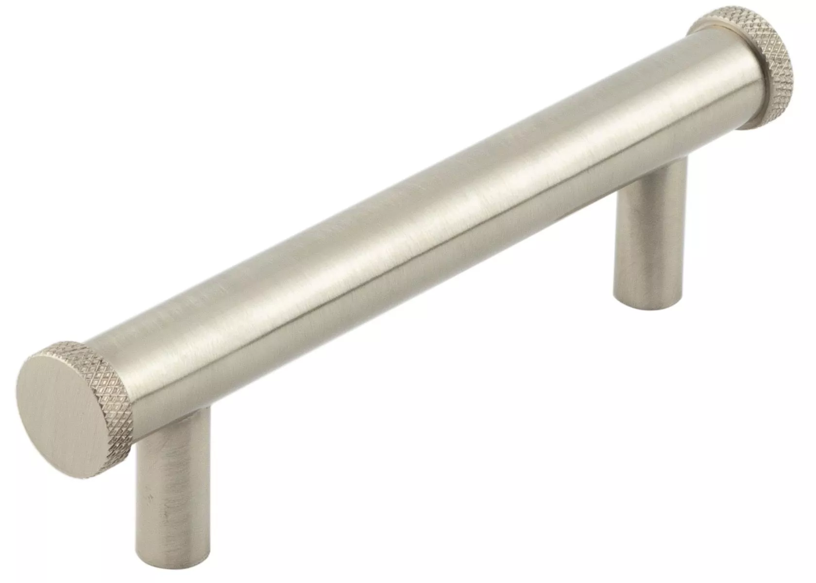 Hoxton Satin Nickel Wenlock 96mm Knurled End Cap Cabinet Handle | HOX150SN 3 Hoxton Satin Nickel Wenlock 96mm Knurled End Cap Cabinet Handle | HOX150SN