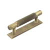 Hoxton Antique Brass Taplow 96mm Knurled Handle On Stepped Backplate | HOX2050-6050AB 2 Hoxton Antique Brass Taplow 96mm Knurled Handle On Stepped Backplate | HOX2050-6050AB -Ironmongery Experts Shop hox2050ab 6050.jpg.mst