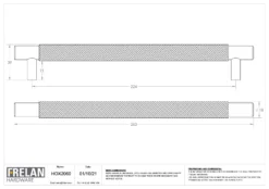 Hoxton Antique Brass Taplow 224mm Knurled Handle On Stepped Backplate | HOX2060-6060AB 7 Hoxton Antique Brass Taplow 224mm Knurled Handle On Stepped Backplate | HOX2060-6060AB -Ironmongery Experts Shop hox2060 tech 2 2.png.mst