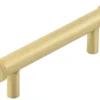 Hoxton Satin Brass Thaxted 96mm Line End Cap Cabinet Handle | HOX250SB -Ironmongery Experts Shop hox250sb.jpg.mst