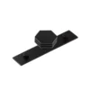 Hoxton Matt Black Nile 40mm Hexagonal Knob On Plain Backplate| HOX340-5090MB 2 Hoxton Matt Black Nile 40mm Hexagonal Knob On Plain Backplate| HOX340-5090MB -Ironmongery Experts Shop hox340mb 5090.jpg.mst