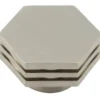 Hoxton Satin Nickel Nile 40mm Hexagonal Cupboard Knob | HOX340SN -Ironmongery Experts Shop hox340sn.jpg.mst