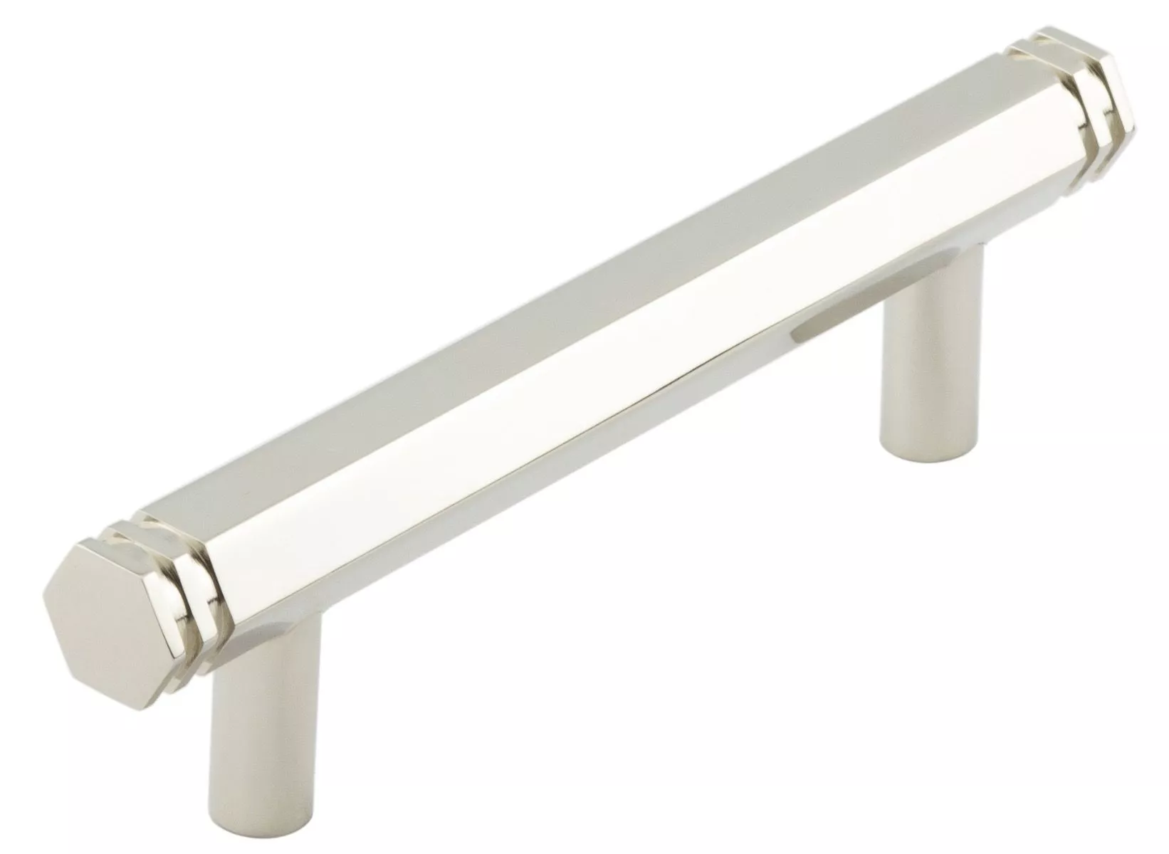 Hoxton Polished Nickel Nile 96mm Hexagonal End Cap Cabinet Handle | HOX350PN 4 Hoxton Polished Nickel Nile 96mm Hexagonal End Cap Cabinet Handle | HOX350PN - Image 2