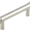 Hoxton Polished Nickel Sturt 96mm Grooved End Cap Cabinet Handle | HOX450PN 2 Hoxton Polished Nickel Sturt 96mm Grooved End Cap Cabinet Handle | HOX450PN -Ironmongery Experts Shop hox450pn.jpg.mst
