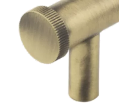 Hoxton Antique Brass Thaxted 224mm Line End Cap Handle On Plain Backplate | HOX260-5060AB 4 Hoxton Antique Brass Thaxted 224mm Line End Cap Handle On Plain Backplate | HOX260-5060AB - Image 2