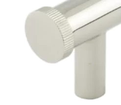 Hoxton Polished Nickel Thaxted 224mm Line End Cap Cabinet Handle | HOX260PN