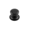 Grade 316 Matt Black Centre Door Knob | JMB3580