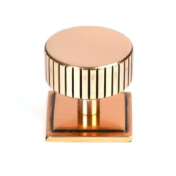 Anvil Polished Bronze Judd 38mm Cabinet Knob (Square) | 50480 -Ironmongery Experts Shop jryypo9e.jpeg.mst