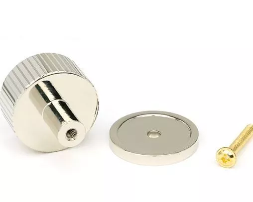 Anvil Polished Nickel Judd 32mm Cabinet Knob (Plain) | 50392 5 Anvil Polished Nickel Judd 32mm Cabinet Knob (Plain) | 50392 - Image 3