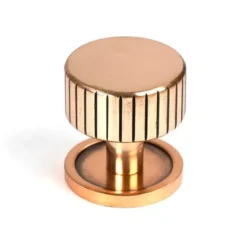 Anvil Polished Bronze Judd 32mm Cabinet Knob (Plain) | 50475 -Ironmongery Experts Shop lk35qvck.jpeg.mst