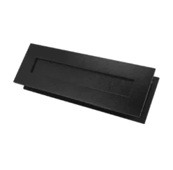 330 X 110mm Textured Matt Black Marine 316 Letter Plate Kit | LP400 TMB -Ironmongery Experts Shop lp400 tmb.png.mst