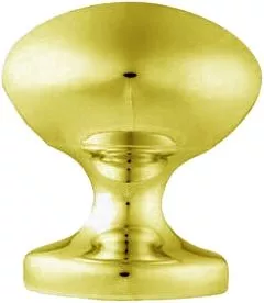 70mm Dia. Polished Brass Easy Centre Door Knob