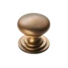 Antique Brass 50mm Victorian Cupboard Knob | M47EAB -Ironmongery Experts Shop m47ab 3 1.jpeg.mst