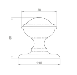 68mm Dia. Polished Brass Round Centre Door Knob 5 68mm Dia. Polished Brass Round Centre Door Knob -Ironmongery Experts Shop m60 tech 1.png.mst