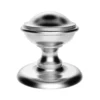 68mm Dia. Satin Chrome Round Centre Door Knob -Ironmongery Experts Shop m60sc.jpg.mst