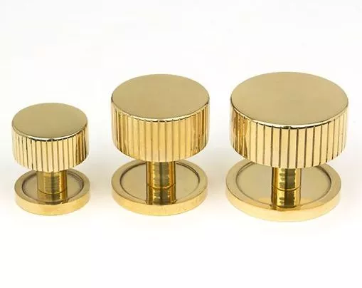 Anvil Polished Brass Judd 32mm Cabinet Knob (Plain) | 50364 6 Anvil Polished Brass Judd 32mm Cabinet Knob (Plain) | 50364 - Image 4