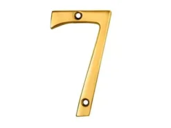 76mm PVD Stainless Brass Numeral No. 0 - 9 -Ironmongery Experts Shop n7 house number pb.jpg.mst