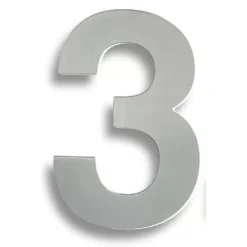 178mm Grade 316 Satin Stainless Steel Numeral - No. 0 - 9 | NUM1017SSS -Ironmongery Experts Shop num10173 2 1.jpg.mst