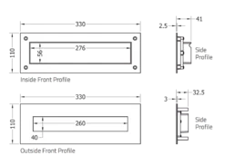 330 X 110mm Marine Grade 316 Satin Stainless Steel Letter Plate Kit | LP400-SSS -Ironmongery Experts Shop screen shot 2020 02 25 at 1.24.52 pm 4.png.mst