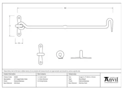 From The Anvil 14" (367mm) External Beeswax Forged Cabin Hook | 45608 -Ironmongery Experts Shop screen shot 2021 01 29 at 7.55.02 pm.png.mst