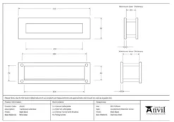From The Anvil 315mm Matt Black Traditional Letterbox | 49593 -Ironmongery Experts Shop screen shot 2021 01 29 at 8.51.57 pm.png.mst