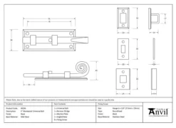From The Anvil Black 4" (100mm) Universal Bolt | 46236 -Ironmongery Experts Shop screen shot 2021 01 30 at 5.13.57 pm.png.mst