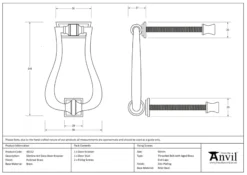 Polished Brass Slimline Art Deco Door Knocker | 46552 -Ironmongery Experts Shop screen shot 2021 10 13 at 11.16.18 am.png.mst