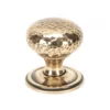 From The Anvil Polished Bronze Hammered 38mm Cabinet Knob | 46030