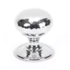From The Anvil Polished Chrome Hammered 38mm Cabinet Knob | 46028