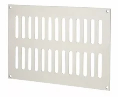 Plain Slotted Vent 242x165mm Polished Chrome | PL5CP
