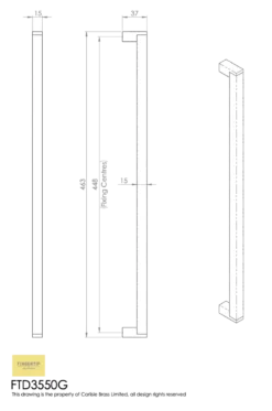 Satin Nickel 448mm Square Section Handle | FTD3550GSN -Ironmongery Experts Shop screenshot 2021 09 17 at 09.19.22.png.mst