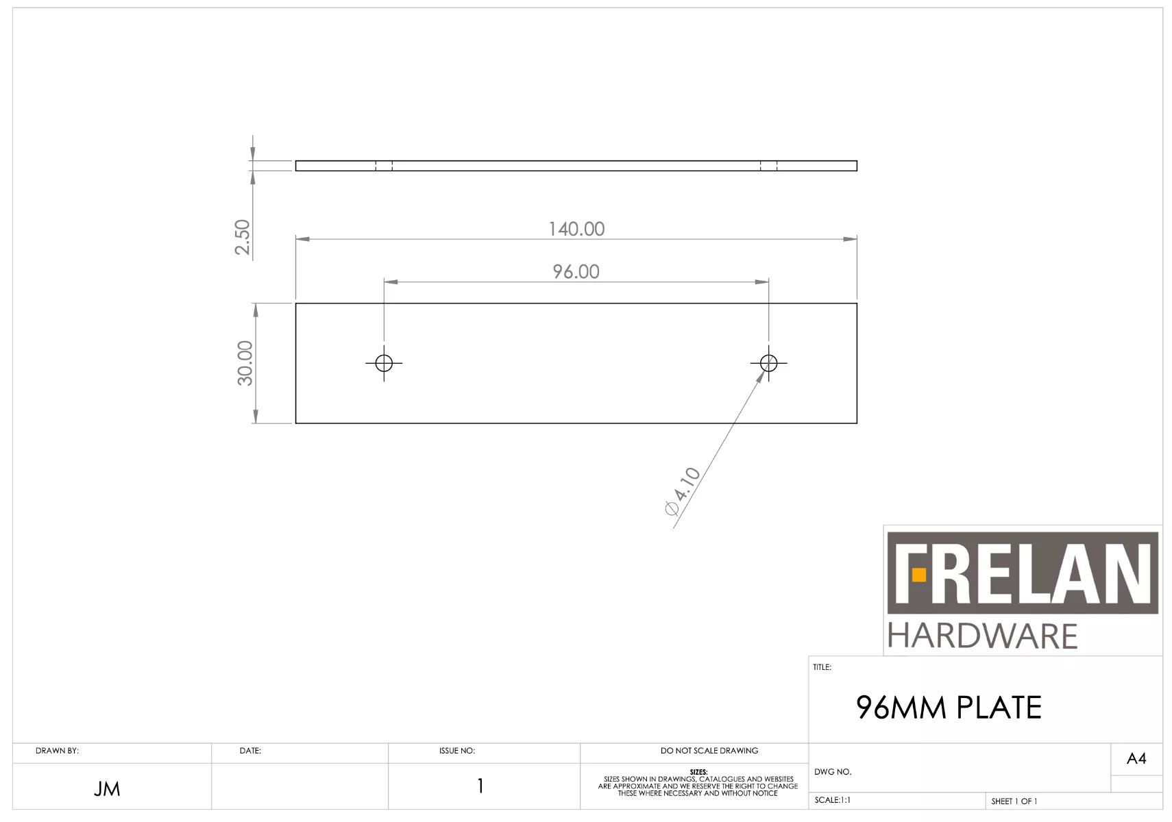 Hoxton Dark Bronze Sturt 96mm Grooved End Cap Handle On Plain Backplate | HOX450-5050DB 6 Hoxton Dark Bronze Sturt 96mm Grooved End Cap Handle On Plain Backplate | HOX450-5050DB - Image 4