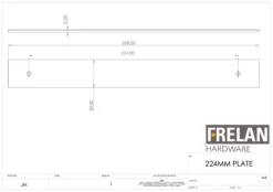 Hoxton Polished Nickel Wenlock 224mm Knurled End Cap Handle On Plain Backplate | HOX160-5060PN -Ironmongery Experts Shop screenshot 2021 10 11 at 14.05.55 1 1 1 1.png.mst