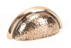 From The Anvil Polished Bronze Hammered Regency Cup Drawer Pull | 46045 -Ironmongery Experts Shop screenshot 2022 05 18 at 16.23.03.png.mst