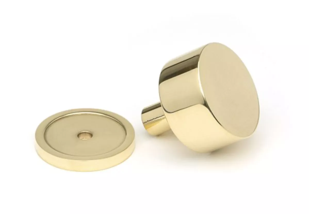 Anvil Polished Brass Kelso 32mm Cabinet Knob (Plain) | 50295 3 Anvil Polished Brass Kelso 32mm Cabinet Knob (Plain) | 50295