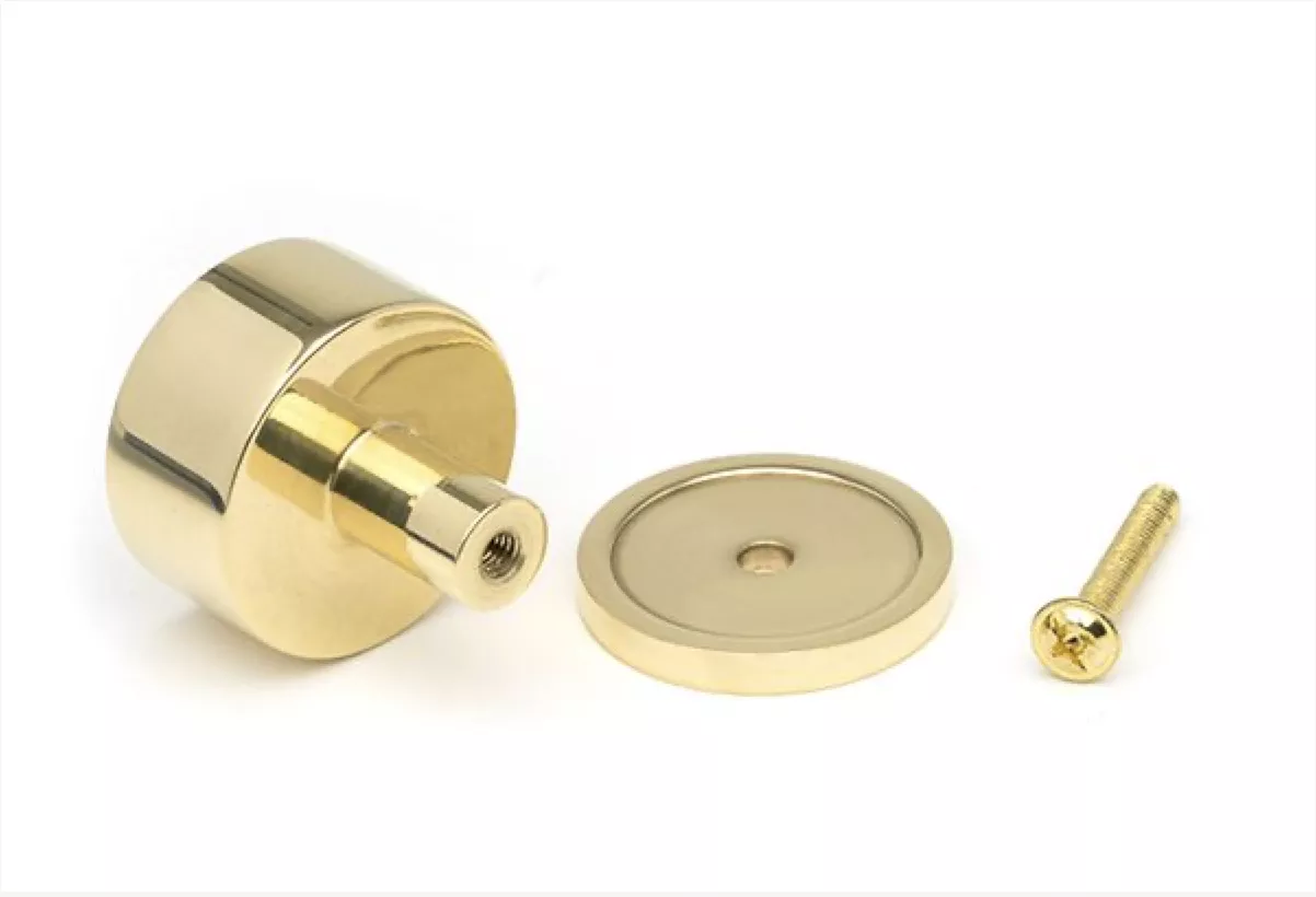 Anvil Polished Brass Kelso 32mm Cabinet Knob (Plain) | 50295 5 Anvil Polished Brass Kelso 32mm Cabinet Knob (Plain) | 50295 - Image 3