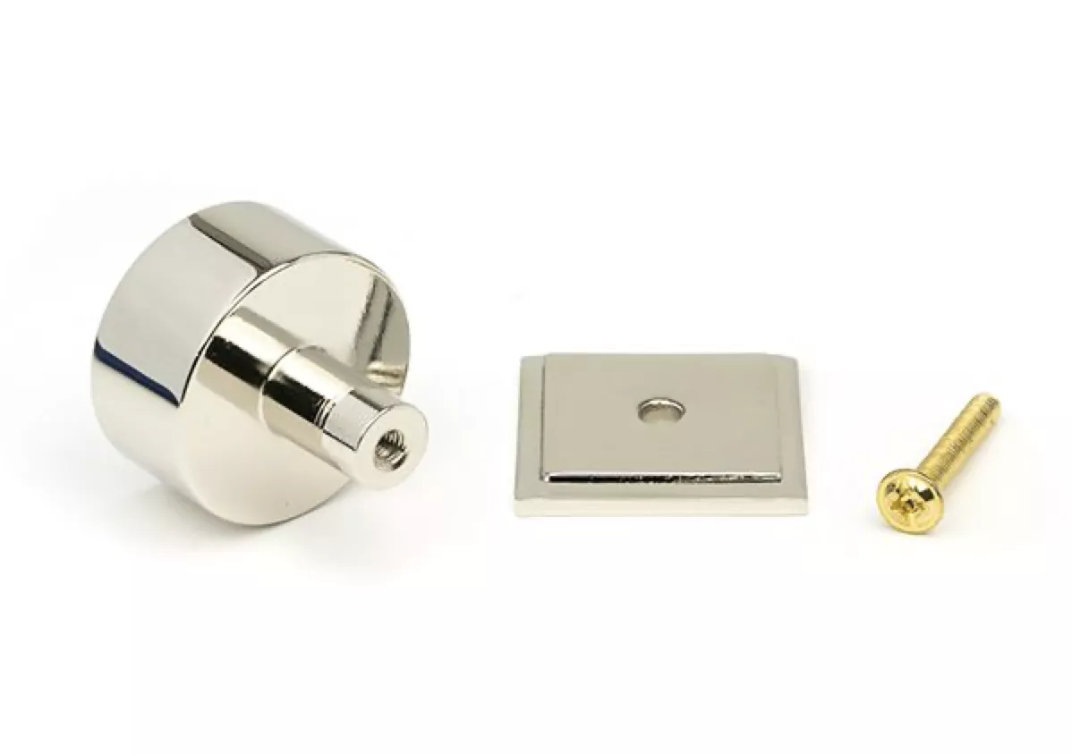 Anvil Polished Nickel Kelso 32mm Cabinet Knob (Square) | 50318 5 Anvil Polished Nickel Kelso 32mm Cabinet Knob (Square) | 50318 - Image 3