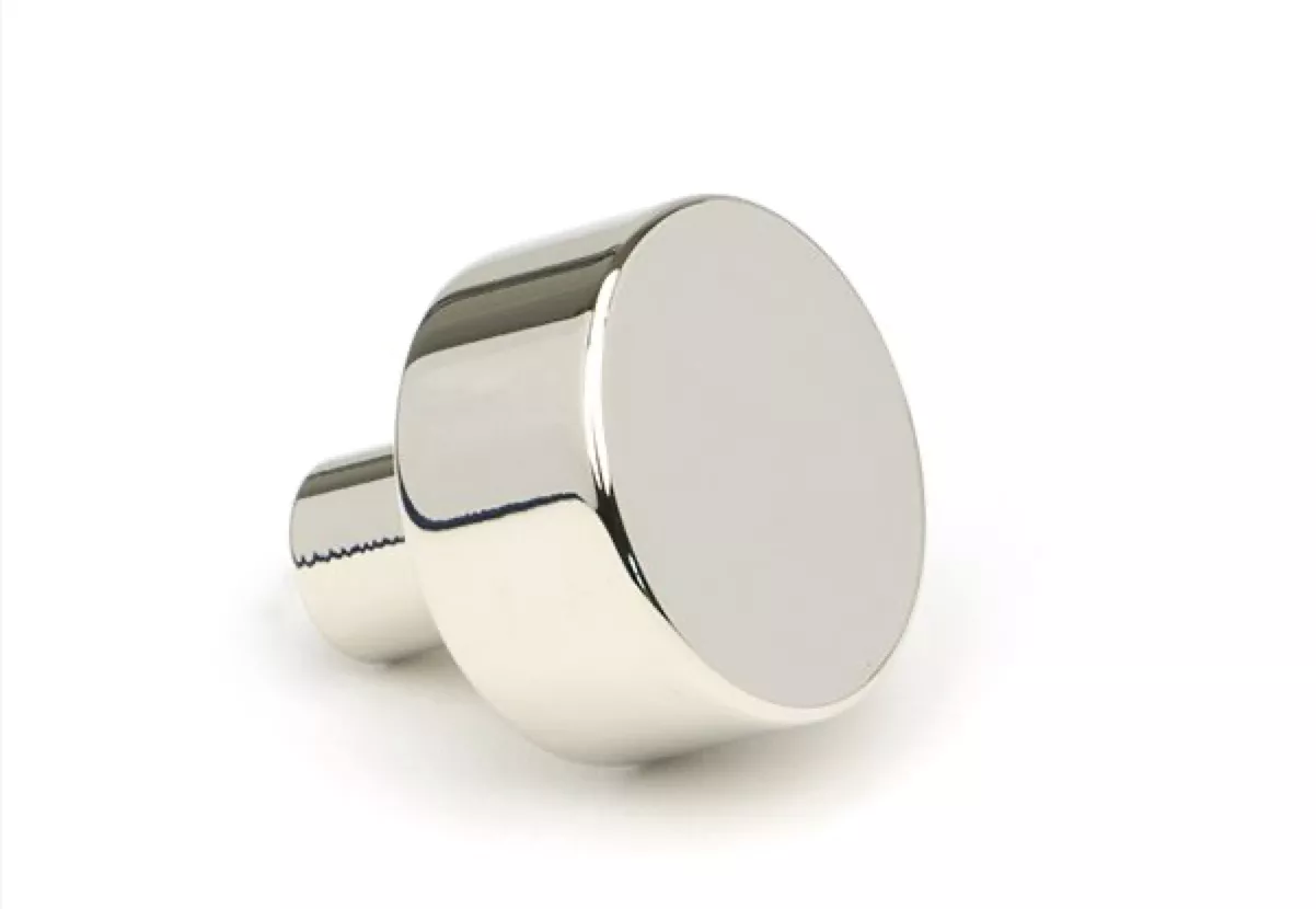 Anvil Polished Nickel Kelso 25mm Cabinet Knob (No Rose) | 50314 3 Anvil Polished Nickel Kelso 25mm Cabinet Knob (No Rose) | 50314