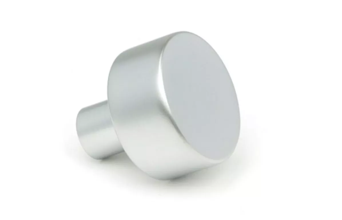 Anvil Satin Chrome Kelso 25mm Cabinet Knob (No Rose) | 50350 3 Anvil Satin Chrome Kelso 25mm Cabinet Knob (No Rose) | 50350