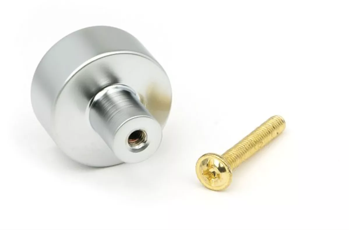 Anvil Satin Chrome Kelso 25mm Cabinet Knob (No Rose) | 50350 5 Anvil Satin Chrome Kelso 25mm Cabinet Knob (No Rose) | 50350 - Image 3