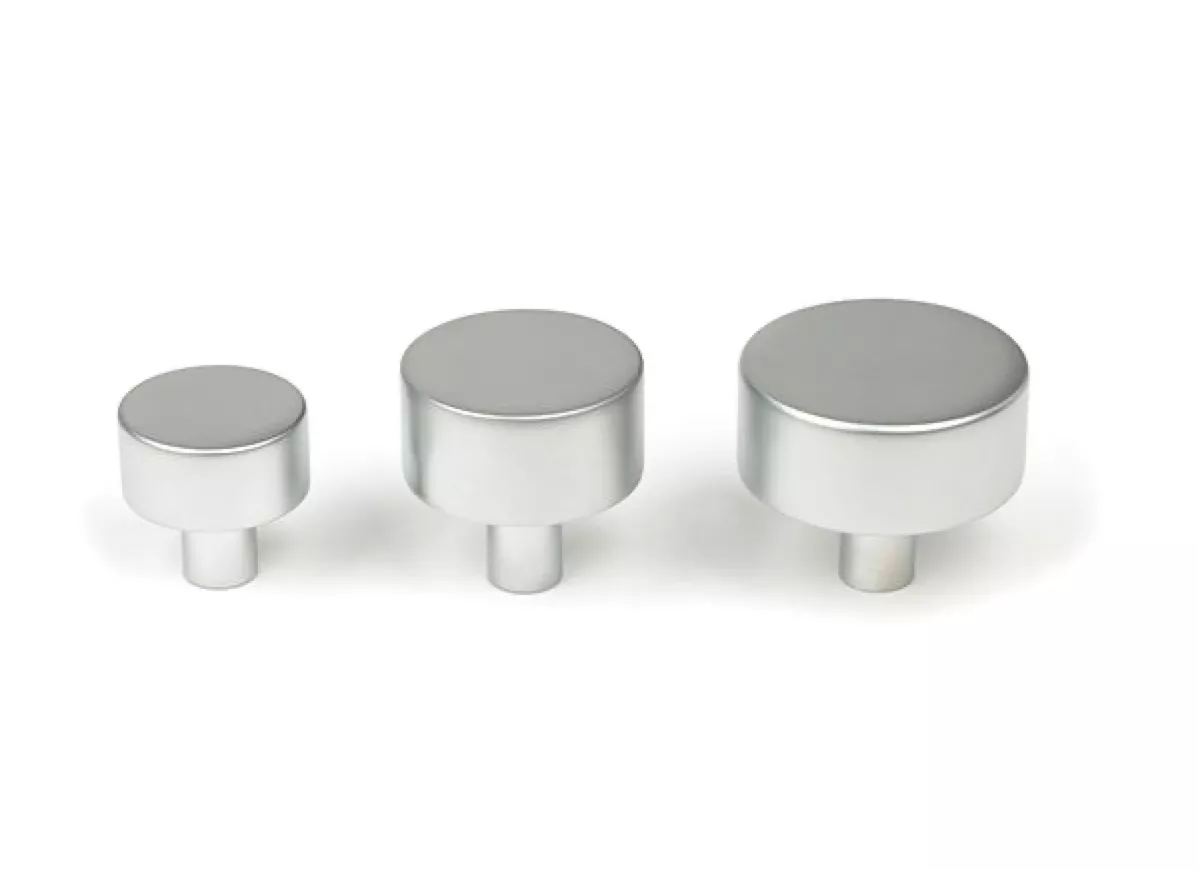 Anvil Satin Chrome Kelso 25mm Cabinet Knob (No Rose) | 50350 6 Anvil Satin Chrome Kelso 25mm Cabinet Knob (No Rose) | 50350 - Image 4