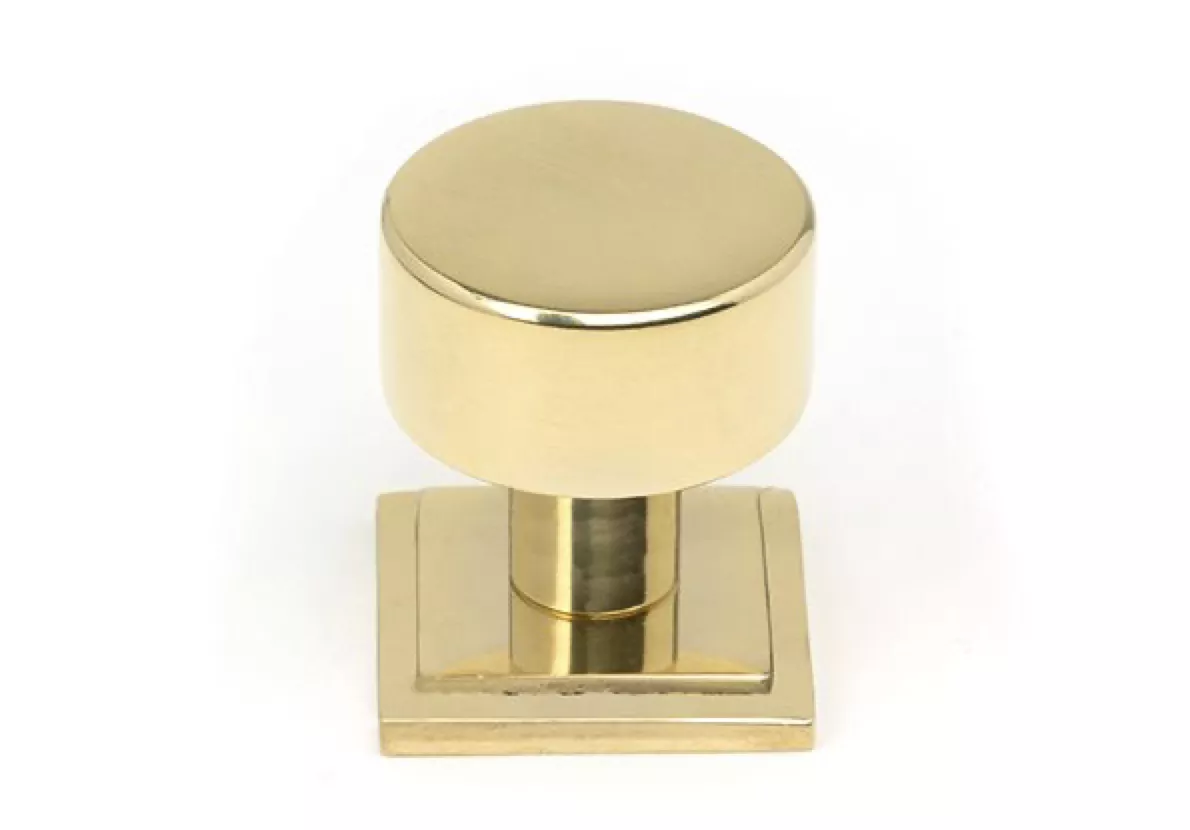 Anvil Polished Brass Kelso 25mm Cabinet Knob (Square) | 50294 7 Anvil Polished Brass Kelso 25mm Cabinet Knob (Square) | 50294 - Image 5